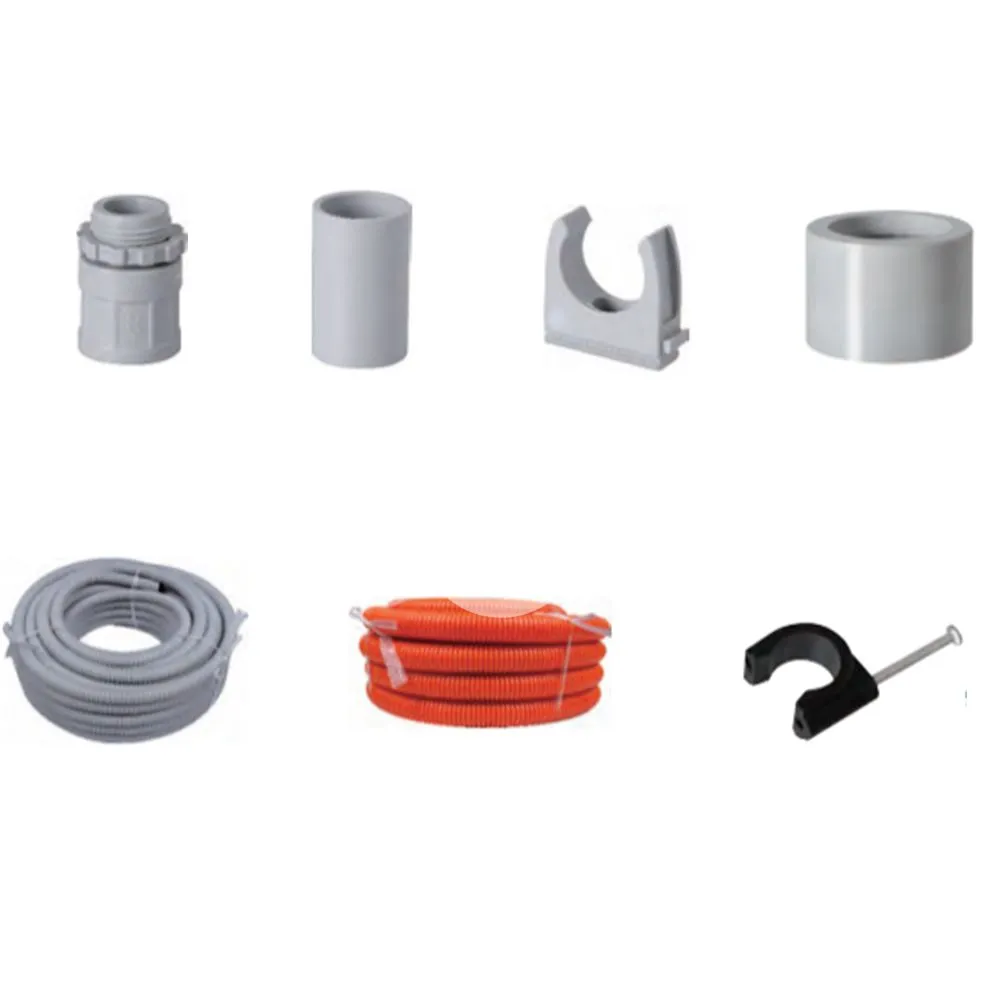 Tuyaux et raccords &eacute;lectriques isolants en PVC