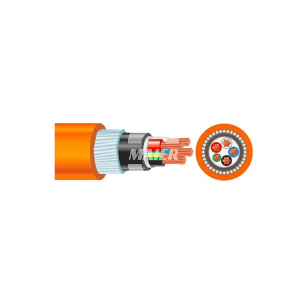 C&acirc;ble circulaire orange